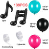 139Pcs Balloon Arch Kit Tik Tok Music Theme Birthday Party Decorations UK