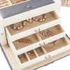 4 Layers Large Jewellery Box Organiser w/Drawers Luxury Storage Case Gifts