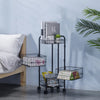 Metal 4/5/6 Tier Vegetable Rack Fruit Storage Kitchen Utility Detachable Baskets