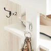 9 Tier Metal Shoe Rack Narrow Tall Shelf Organizer for Entryway Closet White