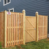 Durable Garden Wooden Gate Pedestrian Gate Pine Wood Gate 152/183cm Height