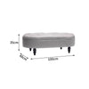 Chesterfield Coffee Table Chair Footstool Large Stool Rectangle/Oval Pouf Stand