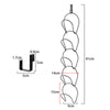 5pcs Hat Holder Rack Baseball Wall Mount Door Hanger Stand Cap Storage Organizer