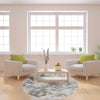 Circle Round Shaggy Rug Living room Bedroom Carpet Floor Fluffy Mat Anti-Skid