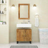 Sink Cabinet Solid Wood Acacia and Engineered Wood Iron feet are stable
