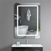 Vertical LED Bathroom Mirror Lighted Vanity Mirror Smart Touch Button Hung Wall