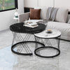 Nesting Tables Round Set Of 2 Coffee Tables Side Table End Table for Living Room