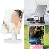 5X 22 LED MAGNIFYING TOUCH SCREEN LIGHT MAKE-UP COSMETIC TABLETOP VANITY MIRROR