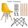 Dining Table and Chairs 4 6 Set Wooden legs Retro dining Room Chair Grey Kitchen