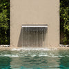 20/30/60cm Stainless Steel Spillway Waterfall Water Blade Koi Pond Weir Cascade