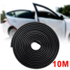 10m Car Door Boot Edge Protectors Trim U Shape Guard Seal Rubber Strip Black