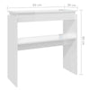 Console Table Engineered Wood Living Room Couch Table Multi Colours