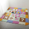 EVA Foam Puzzle Play Mat w Borders Kids Multi-Color Safe Baby Padded Floor Tiles