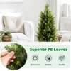 90CM Artificial Cedar Tree Fake Cypress Tree w/ Pot Greeny Faux Potted Plants