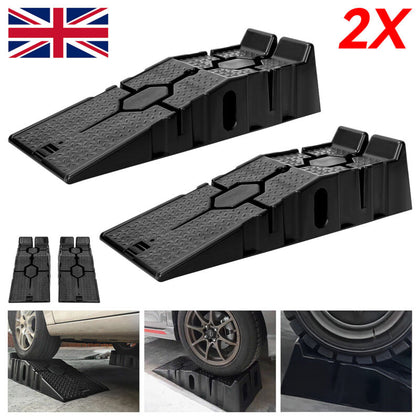 Heavy Duty 5 Ton Low Rise Car & Van Ramps Plastic Strong & Heavy Duty Pair New