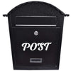 Exlarge Lockable Mailbox Post Letter Box Newspaper Holder Stainless Wall Mounted