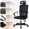 Mesh Office Chair Comfortable Height Adjustable Ergonomic Office Chair Black