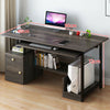 UK Office Home PC Computer Desk Writing Study Table Workstation Shelf Furniture