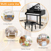 30-Key Kids Wooden Keyboard Mini Grand Piano with Stool Musical Instrument Toy