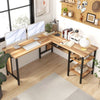 L-shaped Office Desk 150cm Corner Desk Home Office Writing Desk Workstation