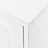 Industrial TV Cabinet Steel White Media Unit Stand Cupboard Console Sideboard