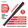 Black Baseball Bat LED Flashlight Q5 Cree Waterproof Security Super Bright Torch