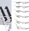ONPNO Salon Beauty Bed and Hydraulic Stool, Adjustable 3-Section Massage Table