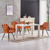 4PCS Industrial Dining Table & Chair Set Kitchen Furniture Table office chairs