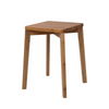 Wooden Stacking Stool Kitchen Breakfast Pub Bar Stool Table Side Chair & 4 Legs