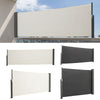 Home Patio Terrace Retractable Side Awning Wind Sunshade Fence Privacy Screen