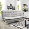 Upholstered Fabric 2-3 Seater Sofa Bed Click Clack Recliner Double Sleeper Couch