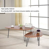 2PCS Stackable Coffee Table Elegant Center Nest Side End Table Furniture