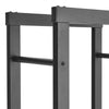 150cm Tall Slim Firewood Log Wood Rack Storage Holder Metal Shelf Stand Steel