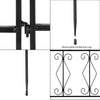 4 Panels Steel Decorative Garden Fence Lawn Border Edge Landscaping Interlocking