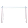 Living Room Furniture Glass Coffee Table Console Table Side End Table Chrome Leg