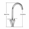 Kitchen Sink Mixer Taps Spray Chrome Brass Faucet Twin Single Lever Swivel Taps