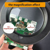 Adjustable 5X/10X Magnifier Magnifying Glass Light Desk Lamp With 40 LED Lights