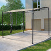 Steel Garden Pergola Carport Outdoor Sun Shade Shelter Awning PA Coated Canopy