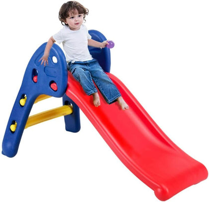 Kids Folding Slide First Slide Plastic Climber Toy Kids Toddlers Children Indoor