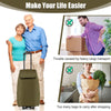 2 IN 1 38L Folding Shopping Trolley Truck Grocery Luggage Carrier Bag 2 Wheels