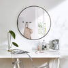 70cm Round Hanging Mirror Decorative Modern Metal Wall Mounted Vanity Mirror