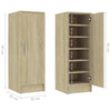 Shoe Cabinet Engineered Wood Shoe Storage Shelf Rack Set Multi Colours