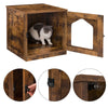 Cat Litter Box Enclosure Hidden Litter Box Furniture Enclosed Cat House