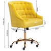 Office Occasional Chair Comfy Executive Armchair Computer 360°Swiveling Seat UK