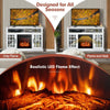 Fireplace TV Stand for TVs up to 55 Inches With 1400W Electric Fireplace Insert