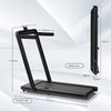 Foldable Electric Treadmill Folding Running Machine Walking Pad LED Home Gym
