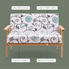 Wooden 2-Seater Loveseat Fabric Upholstered Lounge Arm Chair Sofa Chair Couch