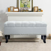 Large Chesterfield Footstool Sofa Ottoman Pouffe Stool Bench Chair Window Seat