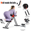 Foldable Core Abdominal Trainer AB Workout Machine Crunch Strength Training