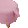 Upholstered Animal Shaped Ottoman Ride-on Footrest Stool Rest Seat TOY Kids New